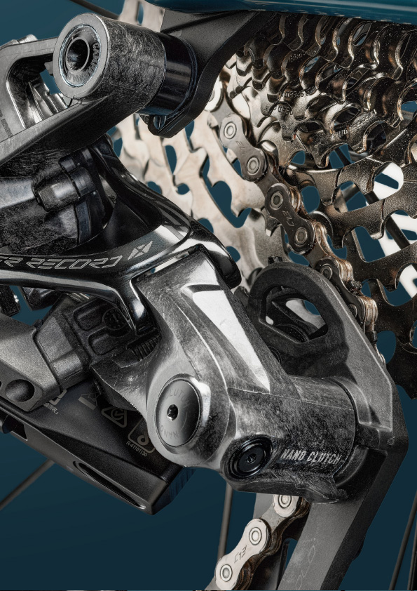 Campagnolo Super Record X rear derailleur on gravel bike